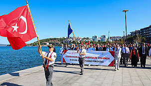 GAZİLER GÜNÜ İÇİN ÇANAKKALE'DE ANLAMLI YÜRÜYÜŞ
