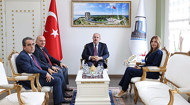 MEB MÜFETTİŞLERİNDEN VALİ TORAMAN'A ZİYARET