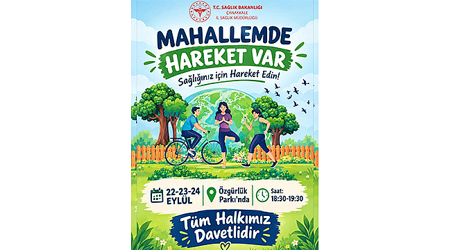ÖZGÜRLÜK PARKI'NDA "MAHALLEMDE HAREKET VAR" ETKİNLİĞİ