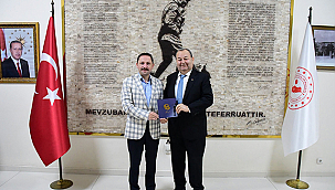 ŞADAN DOĞAN'DAN KAYMAKAM KAYABAŞI'NA BİGA FUARI DAVETİ