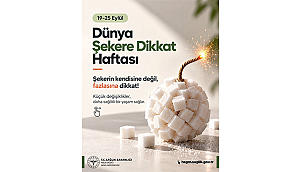 ŞEKER TÜKETİMİNE DİKKAT ÇAĞRISI