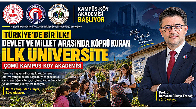 TÜRKİYE'DE BİR İLK!
