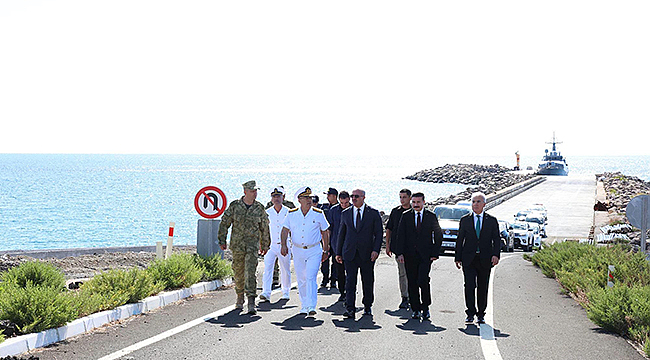 UĞURLU LİMANI'NDA ÇALIŞMALAR YERİNDE İNCELENDİ