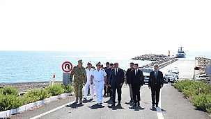 UĞURLU LİMANI'NDA ÇALIŞMALAR YERİNDE İNCELENDİ