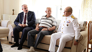 VALİ TORAMAN'DAN GAZİLERE ANLAMLI ZİYARET