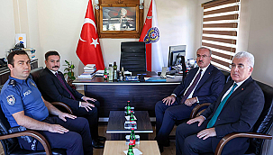 VALİ TORAMAN GÖKÇEADA İLÇE EMNİYET AMİRLİĞİNİ ZİYARET ETTİ