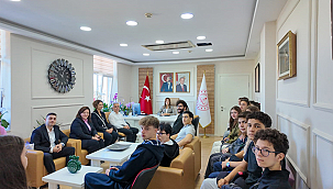 ALMANYA GENÇLİK KÖPRÜSÜ ÖĞRENCİLERİNDEN MİNE HAYTA'YA ZİYARET