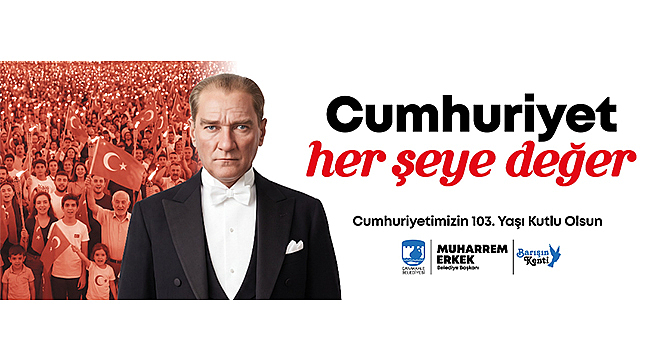 BAŞKAN ERKEK'İN 29 EKİM CUMHURİYET BAYRAMI MESAJI