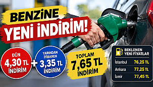 BENZİNE İKİNCİ KEZ İNDİRİM BEKLENTİSİ