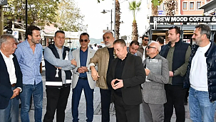 ÇANAKKALE ÇARŞISI'NDA KALDIRIM İŞGALLERİ MASAYA YATIRILDI