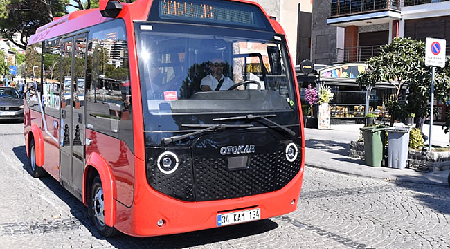 ÇANAKKALE'DE ELEKTRİKLİ OTOBÜSLER TEST EDİLİYOR