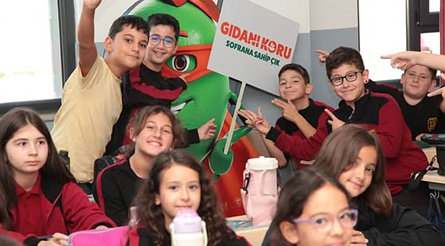 ÇANAKKALE'DE ÖĞRENCİLERE GIDA İSRAFINI ÖNLEME EĞİTİMİ