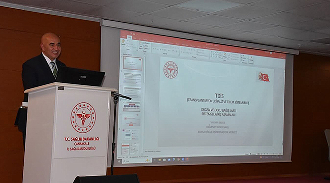 ÇANAKKALE'DE ORGAN NAKLİ EĞİTİMİ DÜZENLENDİ