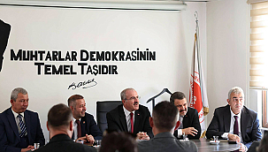 ÇANAKKALE VALİSİ TORAMAN'DAN MUHTARLAR DERNEĞİNE ZİYARET
