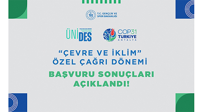 ÇOMÜ, ÜNİDES "ÇEVRE VE İKLİM" ÖZEL ÇAĞRISINDA TÜRKİYE BİRİNCİLİĞİNİ PAYLAŞTI