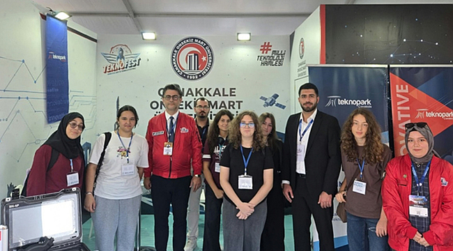 ÇOMÜ VE ÇANAKKALE TEKNOPARK, AR-GE VE PATENTLİ TEKNOLOJİLERİNİ TEKNOFEST'TE TANITTI