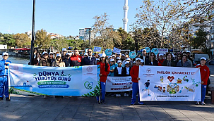 DÜNYA YÜRÜYÜŞ GÜNÜ'NDE FARKINDALIK YÜRÜYÜŞÜ