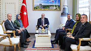 GENÇLİK VE SPOR BAKANLIĞI HEYETİNDEN VALİ TORAMAN'A ZİYARET