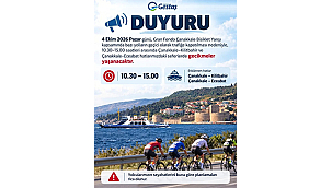 GESTAŞ'TAN GRAN FONDO ÇANAKKALE BİSİKLET YARIŞI NEDENİYLE SEFER UYARISI