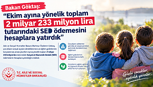 SED ÖDEMELERİ HESAPLARA YATIRILDI