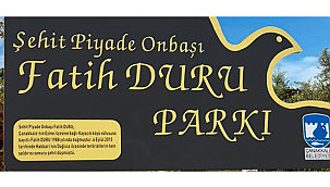 Şehitlerin Adını Taşıyan Parkların Tabelaları Yenilendi