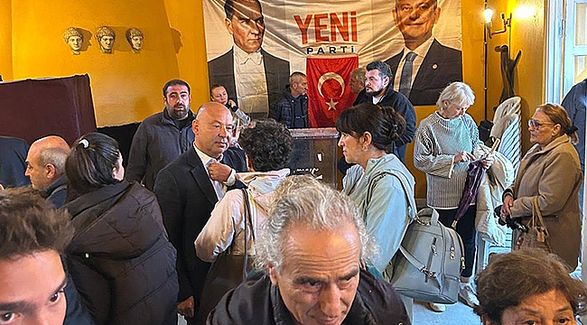YENİ PARTİ BOZCAADA'DA KONGRE YAPTI