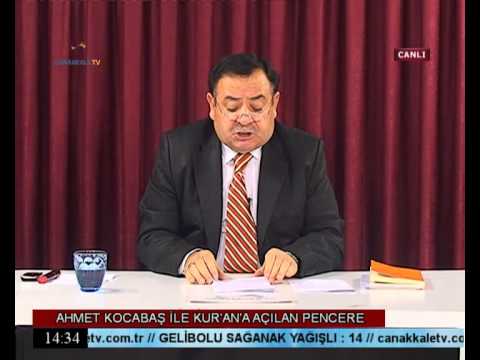 11-12-2014 Ahmet Kocabaş İle Kuran'a Açılan Pencere