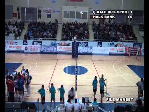 ÇANAKKALE BELEDİYESPOR - HALKBANK 2. SET