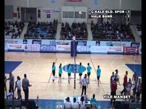 ÇANAKKALE BELEDİYESPOR - HALKBANK 3. SET